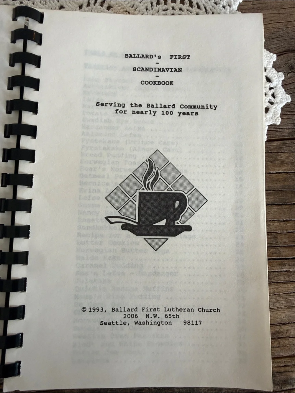 Ballard’s First Scandinavian Cookbook - vintage recipes